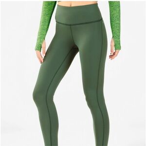 NWT Fabletics Green Cold Weather Legging 1X